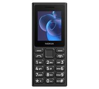 Nokia 105 2G Edition 2025 (Dual SIM, 1.77 Inch Display, 1000 mAh Battery, 32 MB, 3.5 mm Headphone Jack, FM Radio) Charcoal
