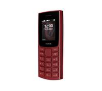 Nokia 105 2G Feature Phone with long-lasting battery, Dual Sim - Red