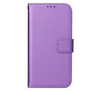 Nokia 105 4G 2023 Phone Case 1.8", Wallet Book Flip Folio Phone Case Premium Leather Magnetic Protection Cover Silicone Bumper Shockproof Case for Nokia 105 4G 2023 with Stand Card Slots, Purple