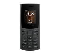 Nokia 105 4G Edition 2023 (Dual SIM, 1.8 Inch Display, 1450 mAh Battery, 48 MB RAM / 128 MB ROM, Expandable Memory, 3.5 mm Headphone Jack, FM Radio) Charcoal