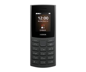 Nokia 105 4G Edition 2023 (Dual SIM, 1.8 Inch Display, 1450 mAh Battery, 48 MB RAM / 128 MB ROM, Expandable Memory, 3.5 mm Headphone Jack, FM Radio) Charcoal