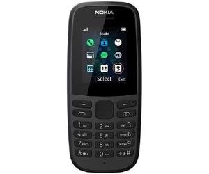 Nokia 105 4th Edition 2G Feature Phone Dual SIM - Black - Unlocked - New