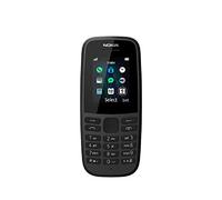 Nokia 105 (4th Edition) all carriers 1.77 Inch UK SIM Free Feature Phone (Single SIM) - Black