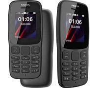 Nokia 106 Dual Sim Dark Grey 2G Unlocked Sim Free Basic Big Button Mobile Phone.