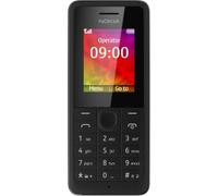 Nokia 106 Single Sim Black - 2G, 0.384 MB, Unlocked, Black
