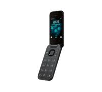 Nokia 2660 Flip Feature Phone with 2.8 Inch Display, 4G Connectivity, Hearing Aid Compatibility (NAS), Built-in Camera, MP3 Player, Wireless FM Radio and Classic Games (Dual SIM) - Black