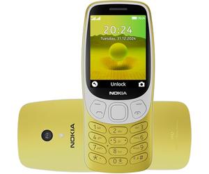 Nokia 3210 Gold - 4G Mobile Phone - A Legend of Telephony Revived in Modern Version, Large 2.4" Display, Comfortable Keyboard, 2MP Camera, FM Radio, Flashlight, Bluetooth