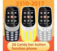 Nokia 3310-2017 GSM 2G non-intelligent classic straight button function machine dual SIM dual standby mobile phone 3310 2017 gray