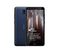 Nokia C01 Plus 5.45 Inch Android (Go Edition) UK SIM Free Smartphone with 1 GB RAM and 16 GB Storage (Dual SIM) - Blue