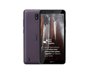 Nokia C01 Plus 5.45 Inch Android (Go Edition) UK SIM Free Smartphone with 1 GB RAM and 16 GB Storage (Dual SIM) - Purple