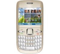 Nokia C3-00 - Golden White (Unlocked) Smartphone