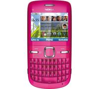 Nokia C3-00 - Hot pink (Unlocked) Smartphone