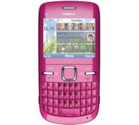 Nokia C3-00 - Hot pink (Unlocked) Smartphone