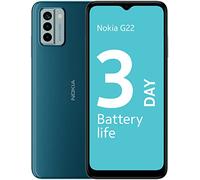 Nokia G22 6.52” HD+ Dual SIM Smartphone, Android 12, 50MP AI camera, 3-Day 5050 mAh Battery, QuickFix repairability, 2 years OS upgrades, 3 years monthly security updates, 3-year warranty - Blue