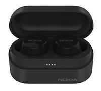 Nokia BH-405 Power Earbuds Lite True Wireless Headphones, 35Hr Playtime, IPX7 Waterproof, Bluetooth Compatible, Compact Wireless Charging Case, Black