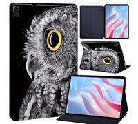 Nokia T20 Tablet (2021 Release, ModelTA-1392 TA-1394 TA-1397) 10.4 inch case,Lightweight Folio Flip Wallet PU Leather Tablet Cover for Nokia T20 case (Wise Owl)