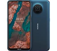 Nokia X20 5G smartphone, dual SIM, RAM 6GB, ROM 128GB, 64MP quad camera, watermark capability, 6.67" Full HD+ display, durable design, 2 days battery life and Pure Android 11 - Nordic Blue