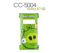 NOKIA X7-00 HARD COVER ANGRY BIRDS GREEN CC-5004