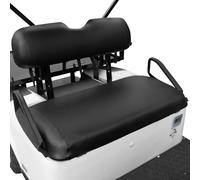 NOKINS Smooth Seat Cover for EZGO TXT, No-Staple Install, Black