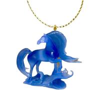Nokk Blue Ice Elsa Horse PVC Ornament Figure Figurine 4 Charm
