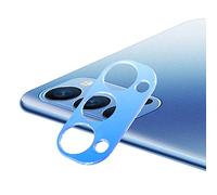 NOKOER Camera Lens Protector for OPPO Reno 4 Pro 5G, [2 Pack] Camera Lens Protector Ring Cover, High-Grade Metal Material [Anti-Fall] [Wear Resistant] 360 Degree Protection - Blue