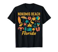 Nokomis Beach Florida Beach Vacation Coastal Life T-Shirt