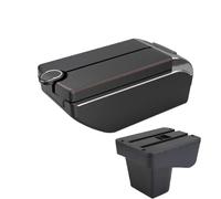 NOKRGQW Car Armrest Box For Suzuki For Vitara Armrest Box With USB Port Center Console Storage Car Interior Multifunctional Organizer(B1 Red line 7 usb)