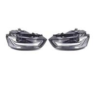 NOKRGQW Front Bumper Headlight For A4 B9 20132014 2015 2016 Car Headlamp Assembly Replacement(2 Pcs Left and Right)