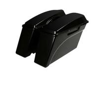 NOKRGQW Motorbike Tail Bag Motorcycle Hard Saddlebags Saddle Bag with Conversion Bracket for Softail 1986-2017