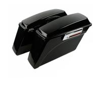 NOKRGQW Motorbike Tail Bag Motorcycle Hard Saddlebags Saddle Bag with Conversion Bracket for Softail 1986-2017