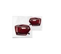 Outer Side Rear Tail Light For VW For Polo LED Taillights 2019-2023 Tail Lamp Car Styling DRL Signal Projector Lens Auto Accessories Rear Taillight Rear Tail Light(Red)