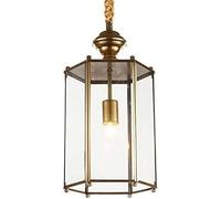 NOKTAI Creativity Brass Chandelier Kitchen Grass Pendant Lights Hall Corridor Balcony Lights Transparent Glass Lampshade Bedroom Living Room Ceiling Light,Hanging Light