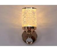 NOKTAI Modern Gold Luxury Minimalist Wall Lamp LED Light for Living Room Bedroom Bedside Background Corridor Aisle Indoor Fixtures,Practical Lighting fixtures