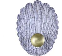 NOKTAI Modern Resin Shell Wall Light Simple Led Wall Sconces Living Room TV Background Decoration Wall Lamp Compatible with Hallway Bedside Bedroom Aisle Stairs,for Kitchens