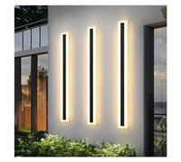 NOKTAI Modern Waterproof IP65 Outdoor Strip Aluminum Wall Light Modern Rust Porch Garden Wall Lamp fixtures Garage Wall Light Garden Porch Sconce Light