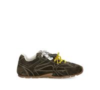 Nokwol Atlas contrast-stitch sneakers - Brown 40