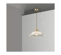 NOKXDKJWT Glass Pendant Lights Compatible with Dining Room Kitchen Island Chandelier Copper/Art Suspension Hanging Lamp,Wall lamp