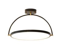 NOKXDKJWT LED Ceiling Light 25W Modern Round Design, Dimmable Silicone Strip Black Ceiling Lighting Fixture, for Living Room Bedroom Cloakroom Balcony Hallway Office Chandelier Energy Class A++
