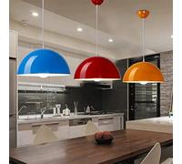 NOKXDKJWT LED Chandeliers, Nordic Modern Macarons Pendant Light Chandelier Metal Shade Single Head Industrial Indoor Lighting Hanging Fixture for Bedroom Study Living Room