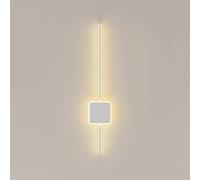 NOKXDKJWT Long Line Sconce Wall Lighting LED Modern Wall Sconce Acrylic Shade Hardwired Wall Mounted Lights Indoor Wall Lamp Bathroom Vanity Light Fixture for Bedroom Living Room (White D)