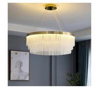 NOKXDKJWT Luxury Crystal Modern Ceiling Chandelier - Elegant Pendant Lamp for Living Room, Dining Room & Home Decor, Stunning Lighting Fixture to Enhance Your Space