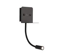 NOKXDKJWT Modern 6W LED Wall Lamp Illumination Fixture, Indoor Bedside Wall Sconce with USB Charging Ports for Reading Light Stair Corridor Mural Study Wash Wall Lights (6000k)