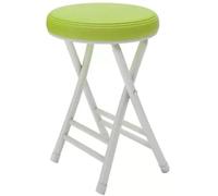NOKXDKJWT Portable Folding Stool Cushioned Padded Round Bar Chair Stackable Design 330lb Capacity Ideal for Home Kitchen Dining Breakfast Outdoor UseBlue 50cm/20in