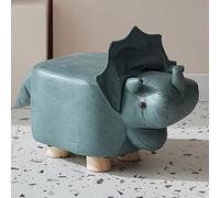 NOKXDKJWT s Foot Stool Shoe Change Stool Animal Footstools Technology Cloth Foot Stools s for The Bedroom s for Living Room,red elephant-43x24x23cm