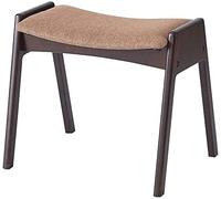 NOKXDKJWT Storage footstool Solid Wood Change Shoe Stool Designer Upholstered Pouffe Footstool Wooden Large Dressing Stool(Khaki) Upholstered stool