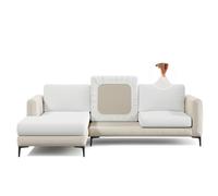 Nolan Interior Magic Sofa Cover - Classic Jacquard Sofa Seat Couch Cover - Medium, Jade White - Pet Proof, Easy Install, Stretchy Slipcover