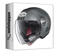 nolan motorbike helmet jet n21 visor 06 dolce vita flat lava grey black size m mototopgun