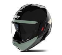 Nolan N-120-1 Blocco Modular Helmet Black/Anthracite/Green Grey/Ivory GlossyXXL Black,Anthracite,Green Grey,Ivory Glossy