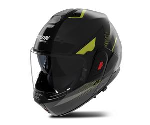 Nolan N-120-1 Ciclone Modular Helmet Grey Lava/Black/Green Impulse MattXL Grey Lava,Black,Green Impulse Matt