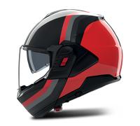 Nolan N-120-1 Lineo Modular Helmet Black/Red/Grey GlossyXL Black,Red,Grey Glossy